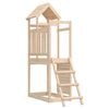 vidaXL Play Tower Brown 110.5 x 52.5 x 214 cm Solid Pine Wood