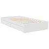 vidaXL Storage Bed with Headboard White 90 x 200 cm Engineered Wood