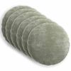 vidaXL Cushion Cover 6 pcs HEERLEN Green Dia. 60 cm Chenille Fabric