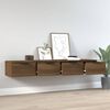 vidaXL Wall Cabinets 2 pcs Brown Oak 68x30x20 cm Engineered Wood