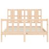 vidaXL Bed Frame without Mattress 140x190 cm Solid Wood Pine