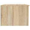 vidaXL Coffee Table White and Sonoma Oak 102x50x36 cm Engineered Wood