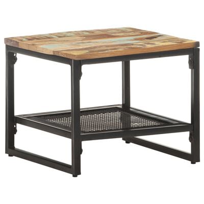 vidaXL Side Table 40x40x35 cm Solid Reclaimed Wood