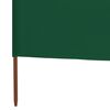 vidaXL 3-panel Wind Screen Fabric 400x160 cm Green