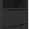vidaXL Bedside Tables 2 pcs Black 40 x 30 x 467 cm Engineered Wood