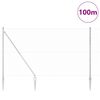 vidaXL Fence Post Silver 100 x 1.5 m (36 mm mesh) Steel