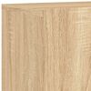 vidaXL 4 Piece TV Wall Units Sonoma Oak Engineered Wood