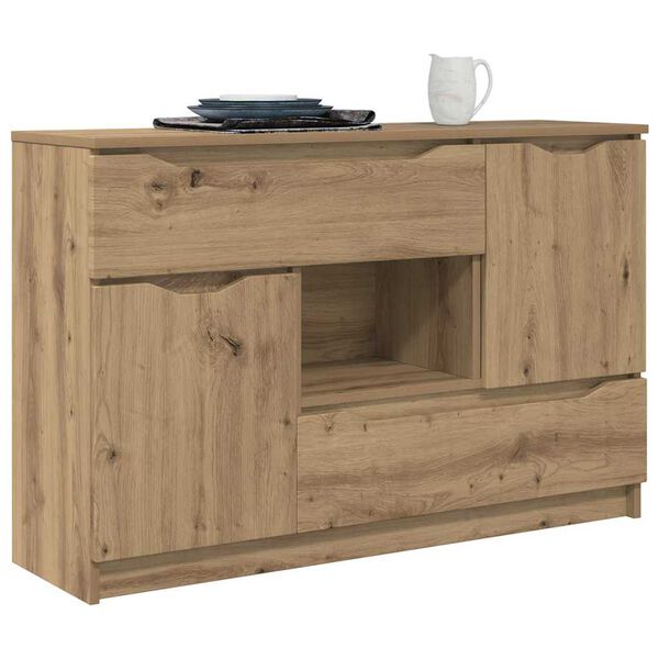 vidaXL Sideboard Artisan Oak 100 x 30 x 65.6 Engineered Wood