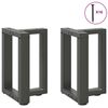 vidaXL Coffee Table Legs T-Shaped&nbsp;2 pcs Anthracite 38x25x(42-43) cm Steel