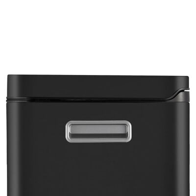 EKO Pedal Bin X-Cube 2x20 L Black