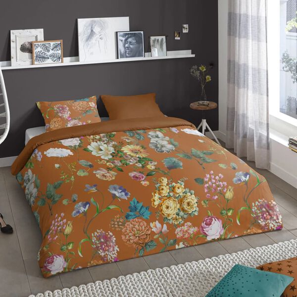 Good Morning Duvet Cover SHINSHOU 200x200 cm Terra Brown