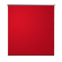 Roller Blind Blackout 40 x 100 cm Red
