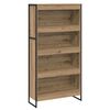 vidaXL Book Cabinet 80 x 30 x 155 cm Engineered Wood Artisian Oak