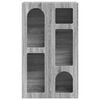 vidaXL Sideboard Grey Sonoma 59 x 35 x 100.5 cm Engineered Wood