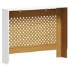 vidaXL Radiator Cover White 112x19x81.5 cm MDF