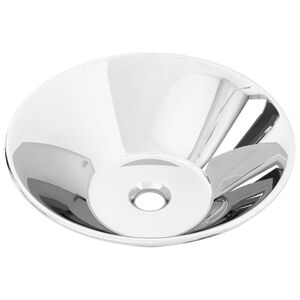 vidaXL Wash Basin 42x14 cm Ceramic Silver