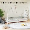 vidaXL Kids Bed Frame White 90x190 cm Solid Wood Pine