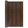 vidaXL Balcony Screen Brown and Black 1000x100 cm Poly Rattan