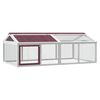 vidaXL Run Box Mocha 200x112.5x74 cm Solid Wood Pine