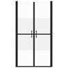 vidaXL Shower Door Half Frosted ESG (88-91)x190 cm