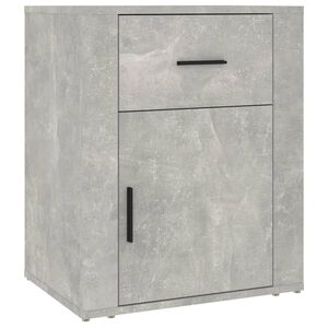vidaXL Bedside Cabinet | Concrete Grey | Engineered wood | Small