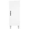 vidaXL Highboard White 34.5x34x180 cm Engineered Wood