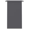 vidaXL Desk Grey 90x50x74 cm Engineered Wood