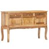 vidaXL Sideboard 110x35x75 cm Solid Mango Wood