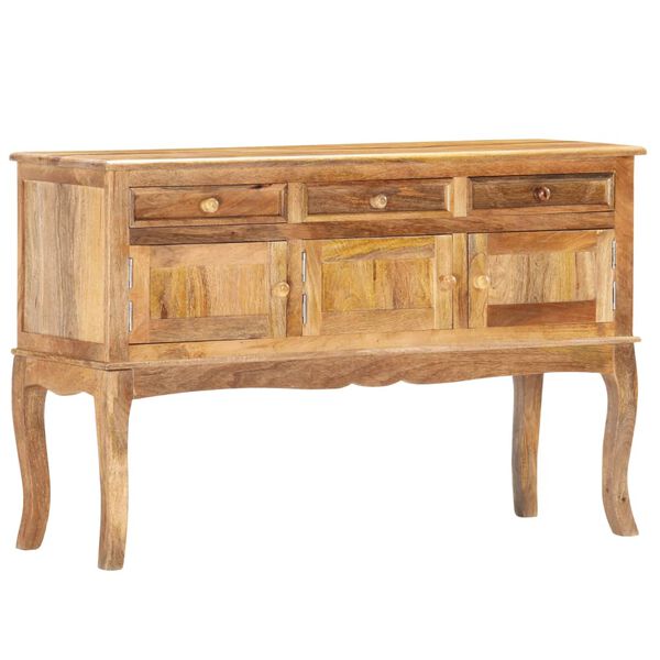 vidaXL Sideboard 110x35x75 cm Solid Mango Wood