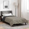 vidaXL Full Year Duvet Light Grey and Anthracite 220 x 135 cm