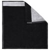 vidaXL 12 Piece Towel Set Black Cotton