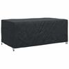 vidaXL Furniture Cover Plain Black 240 x 110 x 70 cm 210D