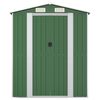 vidaXL Garden Shed Green 192x855x223 cm Galvanised Steel