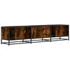 vidaXL TV Cabinet Smoked Oak 180x35x41 cm Engineered Wood