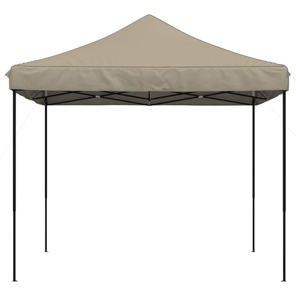 vidaXL Party Tent Folding Taupe 292 x 292 x 315 cm Oxford Fabric