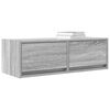 vidaXL TV Cabinet Grey Sonoma 80x31x25.5 cm Engineered Wood
