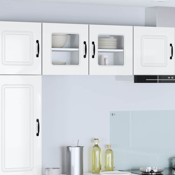 vidaXL Kitchen Cabinet Kalmar High Gloss White 40 x 31 x 40 cm