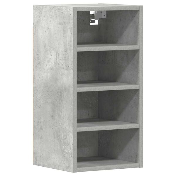 vidaXL Hanging Cabinet Riga Concrete Grey 30x29.5x60 cm Engineered Wood