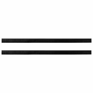 vidaXL Self-adhesive Door Brush Seals 2 pcs 100 cm Aluminium Alloy