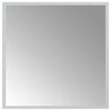vidaXL LED Bathroom Mirror Transparent 50 x 50 cm Tempered Glass