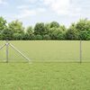 vidaXL Fence Post Silver 50 x 0.6 m (19 x 19 mm mesh) Steel