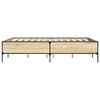 vidaXL Bed Frame without Mattress Sonoma Oak 120x190 cm Small Double