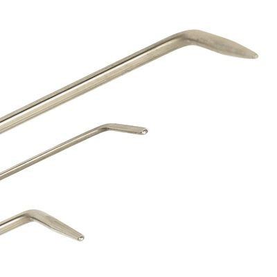 vidaXL 8 Piece Dent Repair Hook Rods Stainless Steel