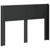 vidaXL Headboard Black PB
