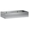 vidaXL Retaining Wall 6 pcs 200 x 100 x 50 cm Galvanised Steel Silver