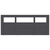vidaXL TV Cabinet Grey 120x30x50 cm Engineered Wood