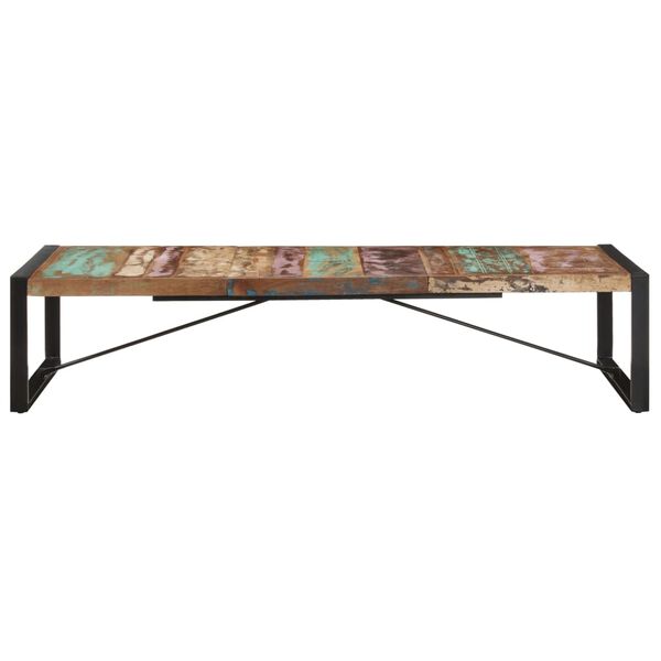 vidaXL Coffee Table 180x90x40 cm Solid Reclaimed Wood