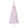 vidaXL Artificial Christmas Tree with Stand White 180 cm PVC and Steel