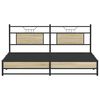 vidaXL Bed Frame without Mattress Sonoma Oak 160x200 cm Engineered Wood