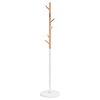 vidaXL Coat Stand White 172 cm Powder-coated Iron